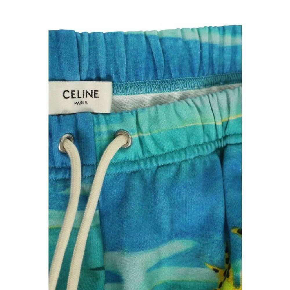 Celine 2z037823m All-Over Pattern Sweatshirt Shor… - image 3